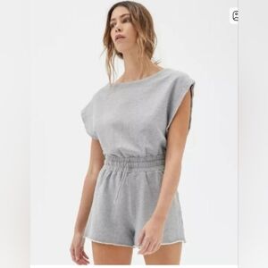 Out From Under Urban Outfitters Terry Cutout Romper